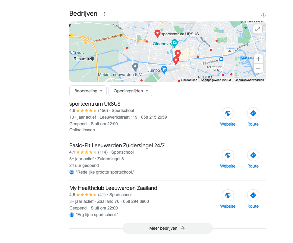 video marketing sportschool